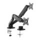 Soporte Doble para Monitor Dell MDS14 Negro Plata