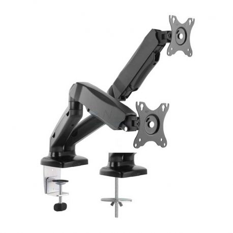 Soporte Doble para Monitor Dell MDS14 Negro Plata