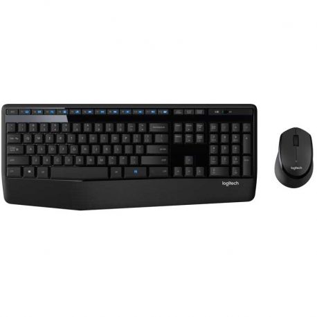 Teclado y Mouse Logitech Mk345 Inalámbrico Negro