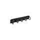 Organizador Cable Nexxt Solutions Acero Negro