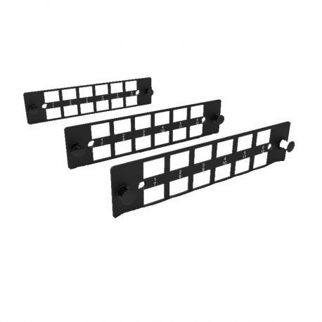 Tablero De Conexiones Furukawa Negro(Paquete De 3)