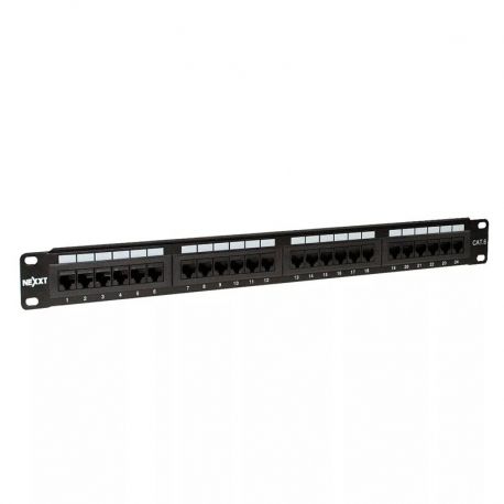 Patch Panel Nexxt 24p Cat5E 19' Rack 22-26 (AWG)