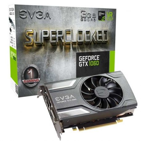 Tarjeta Video EVGA GeForce GTX 1060 3072 MB GDDR5