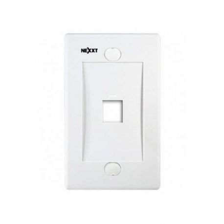 Placa de pared Nexxt Solutions 1 puerto RJ-45