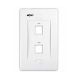 Placa de pared Nexxt Solutions 2 puertos RJ-45