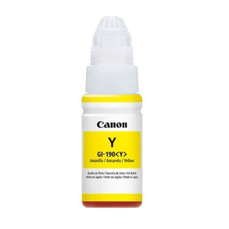 Tanque Tinta Canon Gi 190y Amarillo Original 70ml