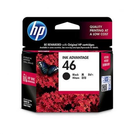 Cartuchos Tinta HP 46 Negro Original Deskjet 26ml | Tienda CQNet