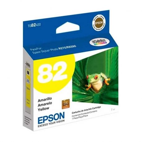 Cartuchos Tinta Epson 82 Amarillo Original T082420