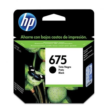Cartuchos Tinta HP 675 Negro Original 600 Pag