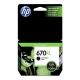 Cartucho de Tinta HP 670XL Negro Original 14ml