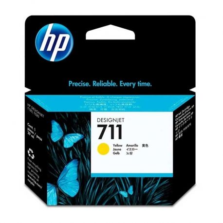 Cartuchos Tinta HP 711 Amarillo Original 29ml
