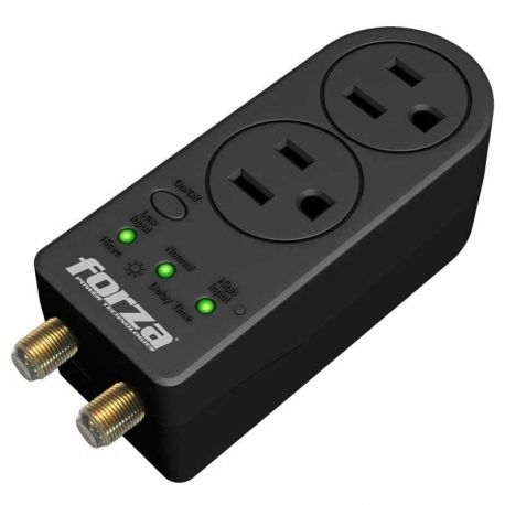 Protector de Voltaje Forza FVP-0200C 1800W 2 Tomas