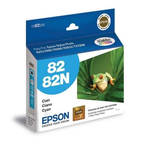 Cartuchos Tinta Epson 82 Cián Original 515 Pag