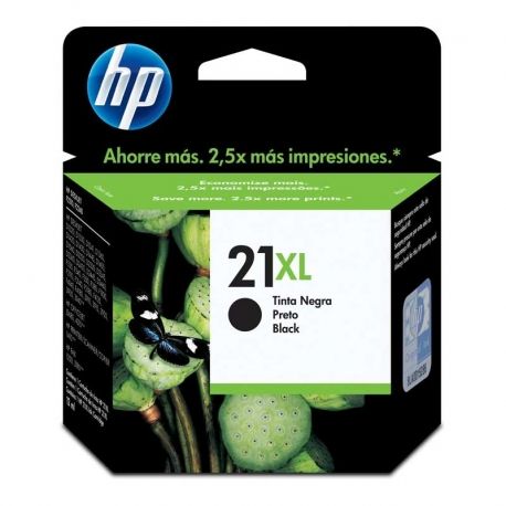 Cartucho de Tinta HP 21XL Negro Original 12ml