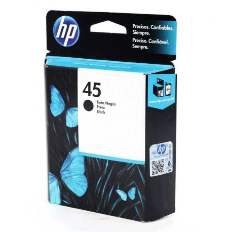 Cartuchos Tinta HP 45 Negro Original 42ml 930 Pag