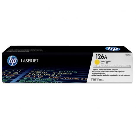 Cartuchos Toner HP 126A Amarillo Original 1000 Pag