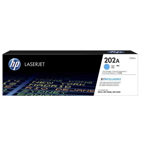 Cartuchos Toner HP 202A Cián Original 1300 Pag