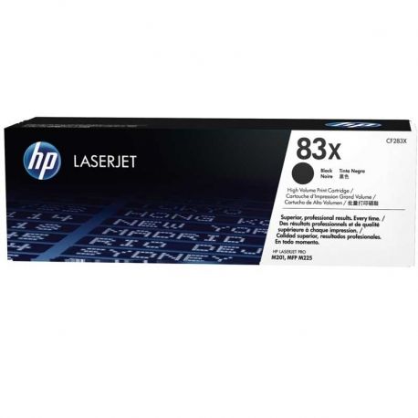 Cartuchos Toner HP 83X Negro Original 2200 Pag