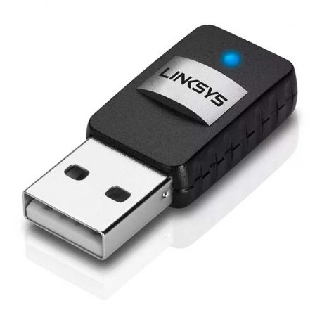 Adaptador de Wi-Fi Linksys 2.4-5 GHz USB 2.0 WPA2