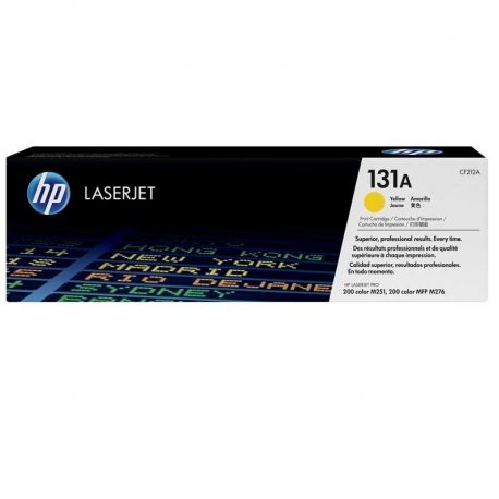 Cartuchos Toner HP 131A Amarillo Original 1800 Pag