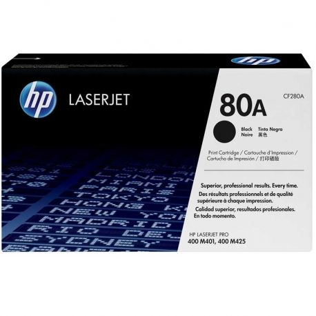 Cartuchos Toner HP 80A Negro Original 2700 Pag