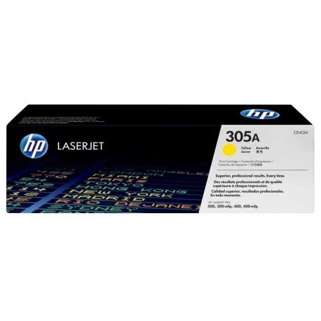 Cartuchos Toner HP 305A Amarillo Original 2600 Pag