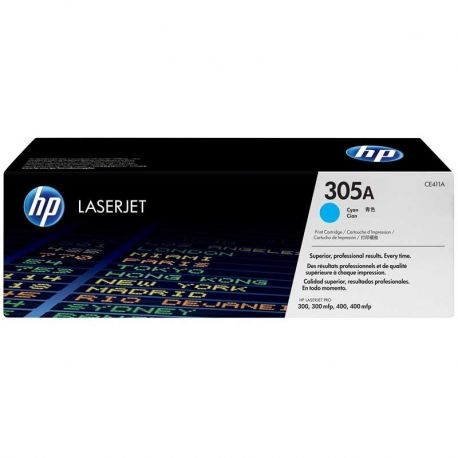Cartuchos Toner HP 305A Cián Original 2600 Pag