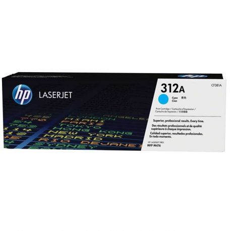 Cartuchos Toner HP 312A Cián Original 2700 Pag