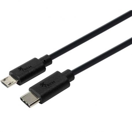 Cable Xtech XTC-520 USB-C (M) a MicroUSB 2.0 (M)