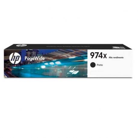 Cartuchos Tinta HP 974X Negro Original PageWide