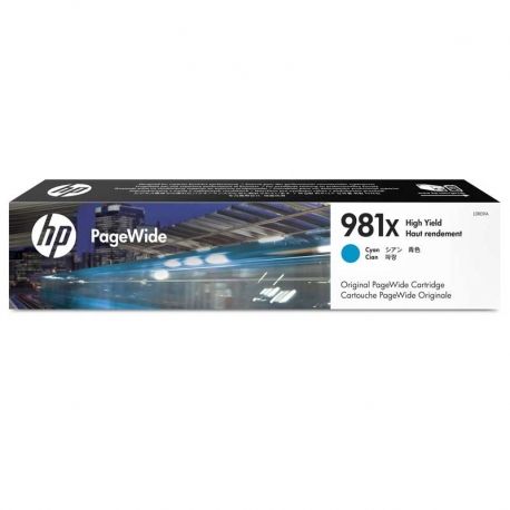 Cartuchos Tinta HP 981X Cián Original 10000 Pag