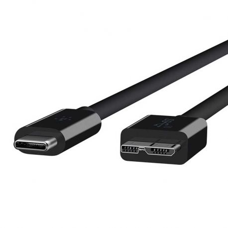 Cable Belkin USB-C (M) Reversible a MicroUSB-B (M)
