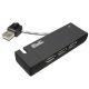 Hub USB Klip Xtreme KUH-400A 4 Puertos 2.0 -Negro