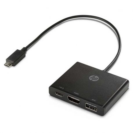 Hub USB Tipo-C a Multipuerto HP USB/HDMI/USB-C