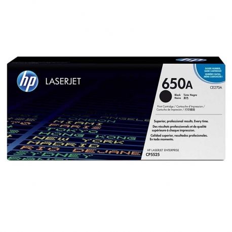 Cartuchos Toner HP 650A Negro Original 13500 Pag