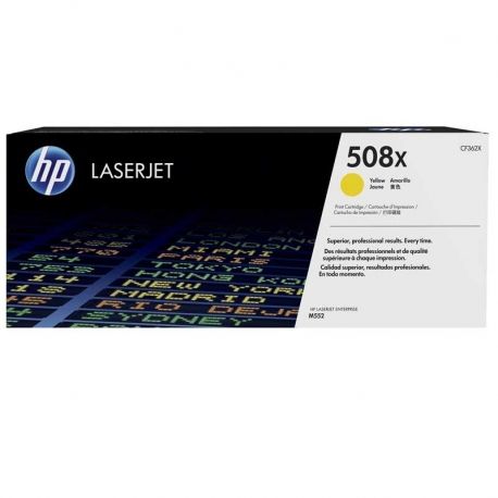 Cartuchos Toner HP 508X Amarillo Original 9500 Pag
