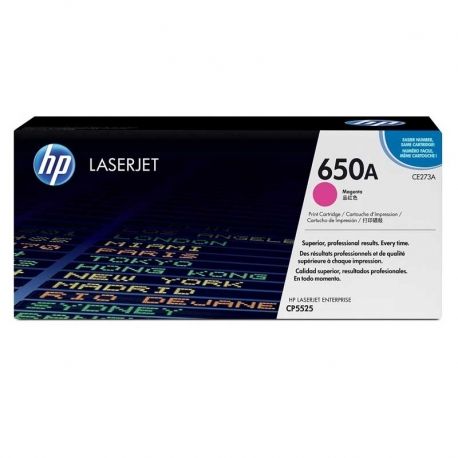 Cartuchos Toner HP 650A Magenta Original 15000 Pag