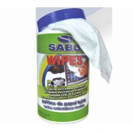 Sabo Wipes Pañitos Secos de Papel Tejido