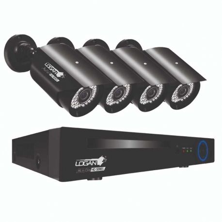 Kit Logan LX4DNR-4X2BBAR 1 DVR 4 Cámaras 1080p