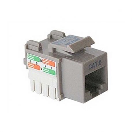 Jack RJ45 UTP Nexxt Cat6 250 MHz Pared o Caja Gris