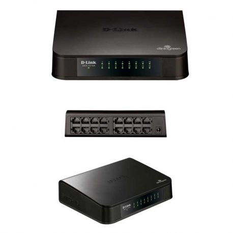 Switch D-Link DES-1016A 16p MegaE Plug and Play