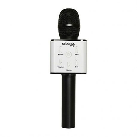 Micrófono Audio Karaoke Urbano Design Negro USB