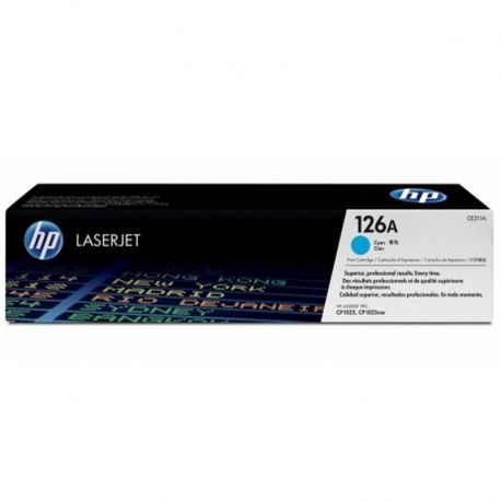 Cartuchos de Tóner HP 126A Cián Original LaserJet