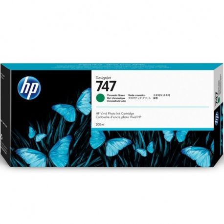 Cartucho de Tinta HP 747 300m lVerde Cromático