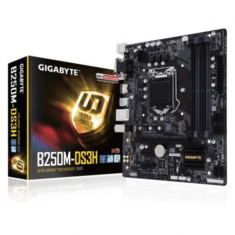 Tarjeta Madre GIGABYTE B250M DS3H LGA1151 7TA GEN
