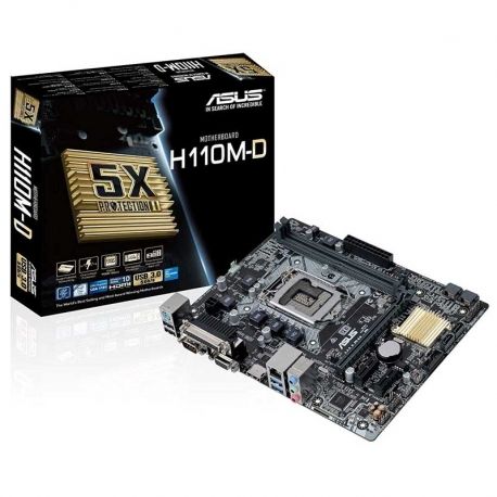 Tarjeta Madre ASUS H110M D LGA 1151 6TA Gen 2DDR4
