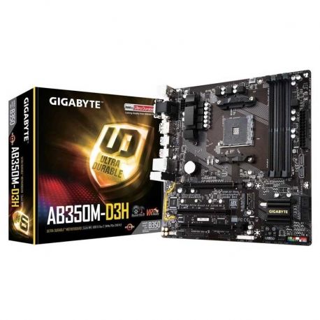Tarjeta Madre Gigabyte AB350M D3H AMD4 4 DDR4