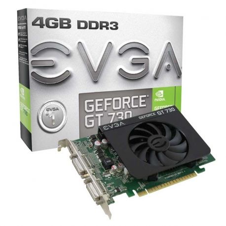 Tarjeta de Video EVGA GT730 4GB Nvidia PCIE DDR3