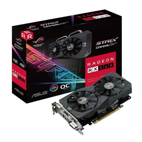 Tarjeta de Video ASUS STRIX-RX560 4GB AMD DDR5 PCI