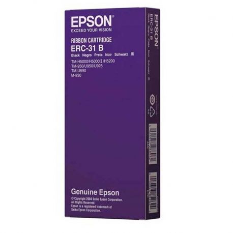 Cinta de Impresion Epson ERC-31B Negro Orignal